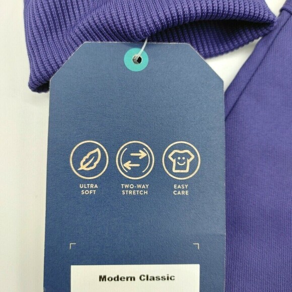 Cherokee Scrub Jacket Women Small Grape Revolution Snap Front Nurse CNA Medical - Picture 5 of 12